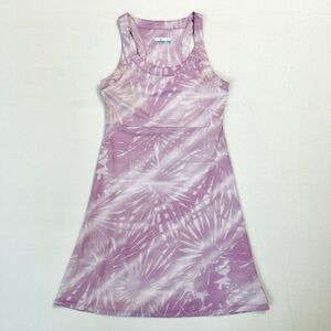 Columbia Cold Bay Athletic Racerback Tank Dress Women’s Size XS Purple White